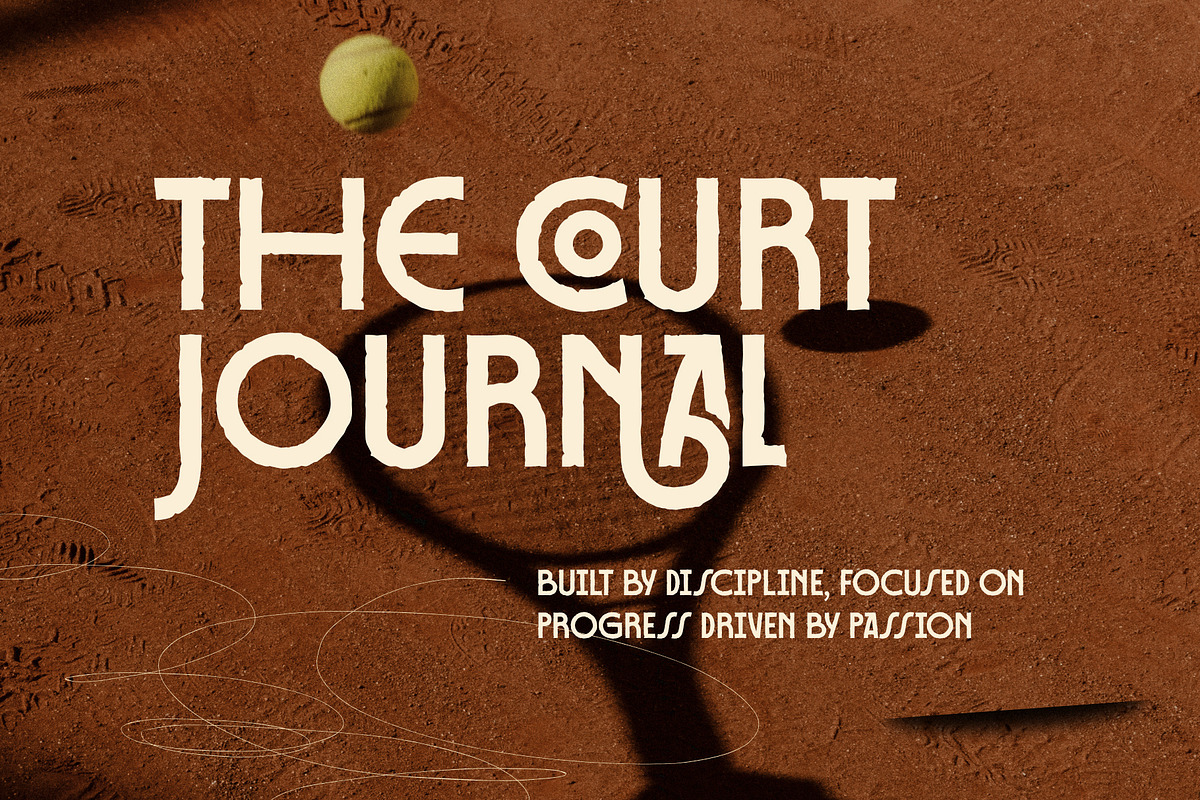 Makura Rough Artifact Display Font, a Sans Serif Font by Heinzel Std (Photo 7 of 11)