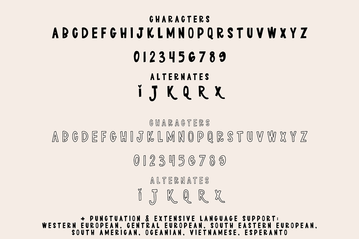 Prairie Park Sans Duo, a Handwritten Font by Beck McCormick (Photo 10 of 10)