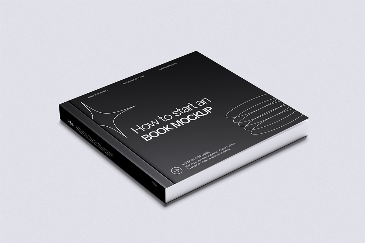 High Quality Book Cover Mockup, a Books & Magazine Mockup by Pikachudesign