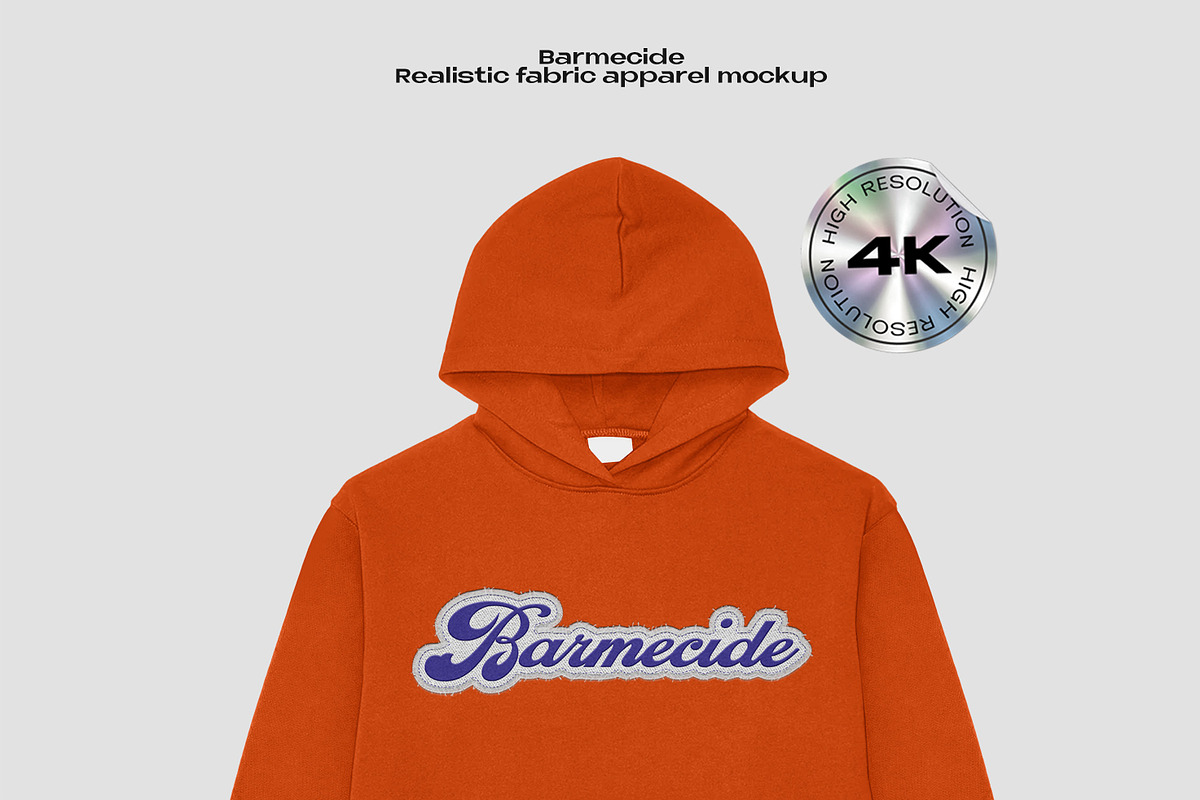 PULLOVER HOODIE MOCKUP, a Hoody Mockup by Barmecide Mockup Studio (Photo 2 of 3)