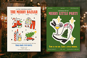 Just Nice Christmas Doodles, a Seasonal Illustration by Olly Kava (Thumbnail 3 of 12)