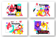 10 World Hemophilia Day Illustration, a Healthcare Illustration by denayunebgt (Thumbnail 3 of 4)