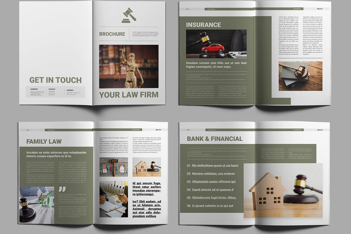 Law Firm Brochure, a Brochure Template by MightyDesign (Photo 2 of 6)