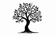 Detailed Tree Silhouette SVG Bundle, an Illustration by Amazin_art (Thumbnail 2 of 13)