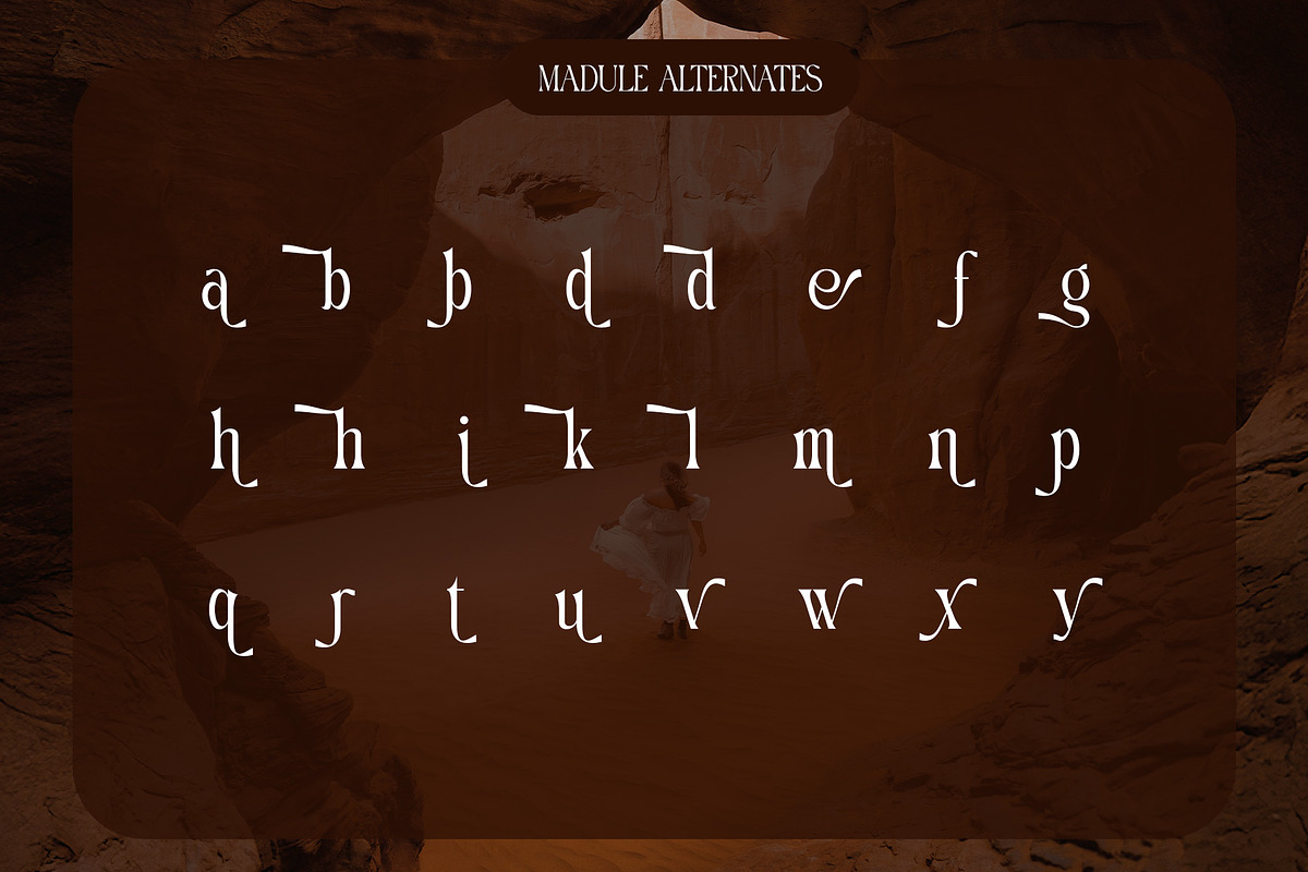 Madule Modern Elegant Serif, a Serif Font by Alfinart (Photo 10 of 10)