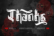 Backeys - Modern Blackletter Font, a Blackletter Font by Dhabee (Thumbnail 3 of 17)