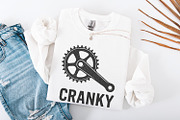 Cranky PNG, Funny Cycling Shirt, an Illustration by SharpMarketplace (Thumbnail 4 of 9)
