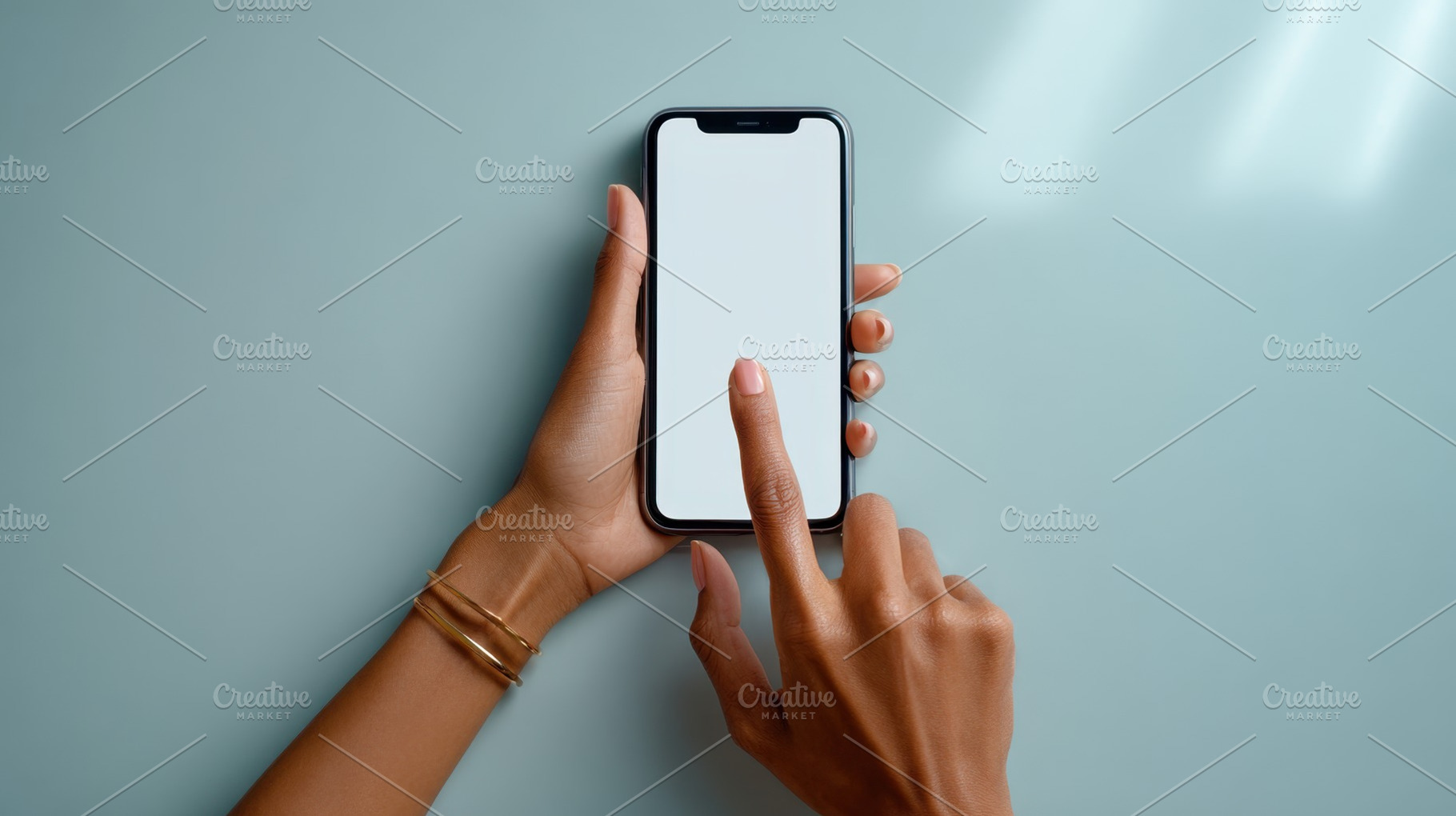 Exploring content on a phone, a Photo by Beautiful things