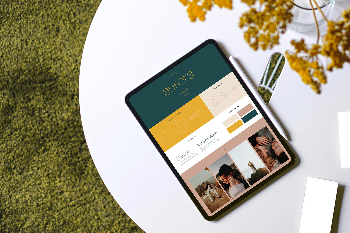 Modern Brand Board Templates, a Templates & Theme by StudioSage (Photo 5 of 7)