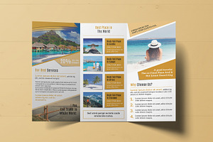 Travel Agency Tri-Fold Brochure