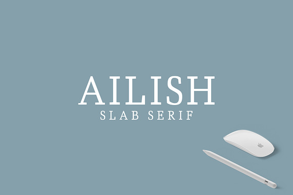 Ailish Slab Serif Font Pack preview 7