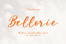 Bellorie | Modern Handwritten Font