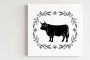 Rustic Highland cow wall art design, an Illustration by Amazin_art (Thumbnail 11 of 40)