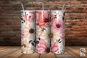 Blush Romantic Wildflower Patterns, a Pattern Graphic by Creative Store (Thumbnail 3 of 4)