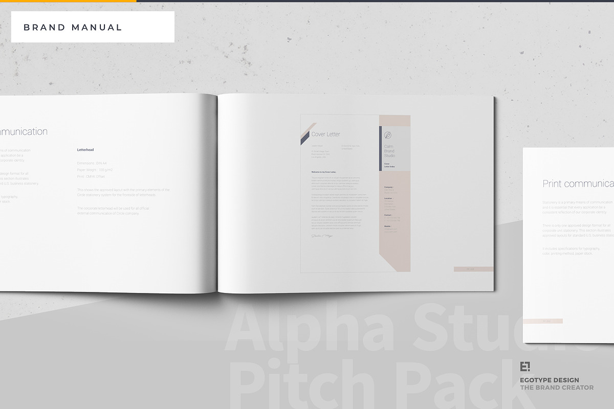 Calm Brand Guidelines, a Brochure Template by Egotype (Photo 3 of 35)