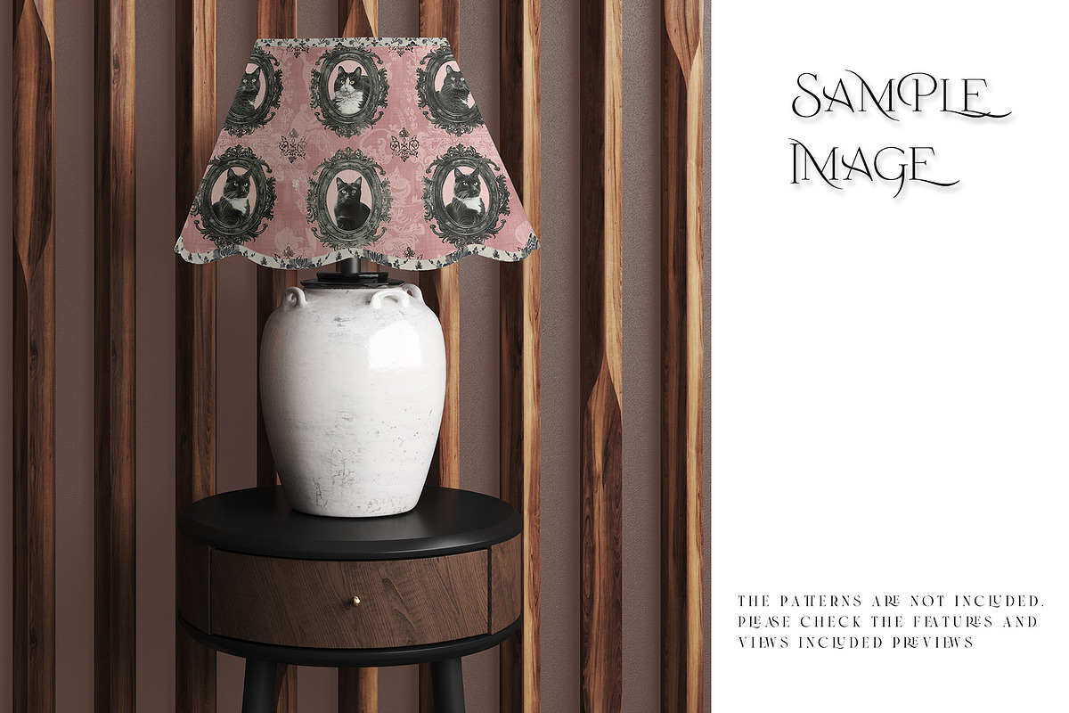 Scalloped Lampshade Mockups, a Product Mockup by mock-ups (Photo 8 of 17)