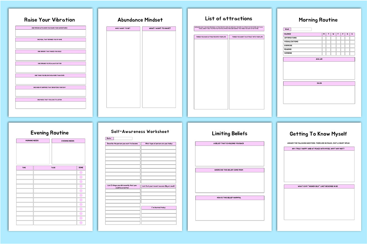 2025 ADHD Planner Canva, a Presentation Template by Designmela01 (Photo 3 of 8)