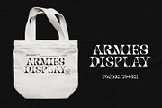 Armies Display, a Sans Serif Font by Damelev (Thumbnail 10 of 14)