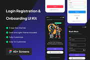 Login Regist & Onboarding UI Kit, an UI Kit Template by GakniatStudio (Thumbnail 1 of 7)