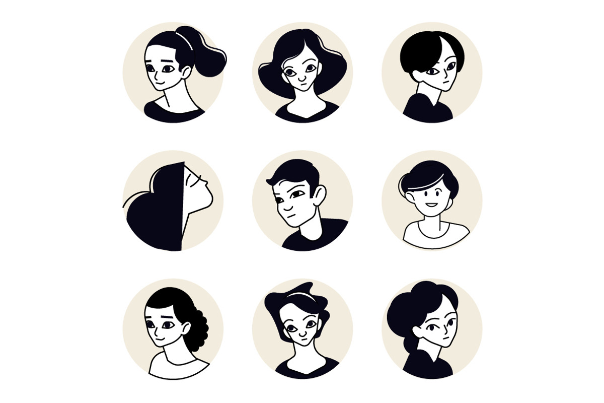 People avatar icons, an Icon by PureSolution (Photo 12 of 13)