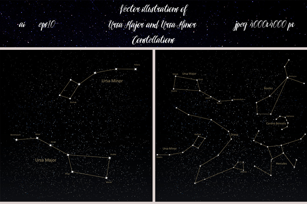 Constellations mini-set., an Illustration by Indie Khisa (Photo 3 of 8)