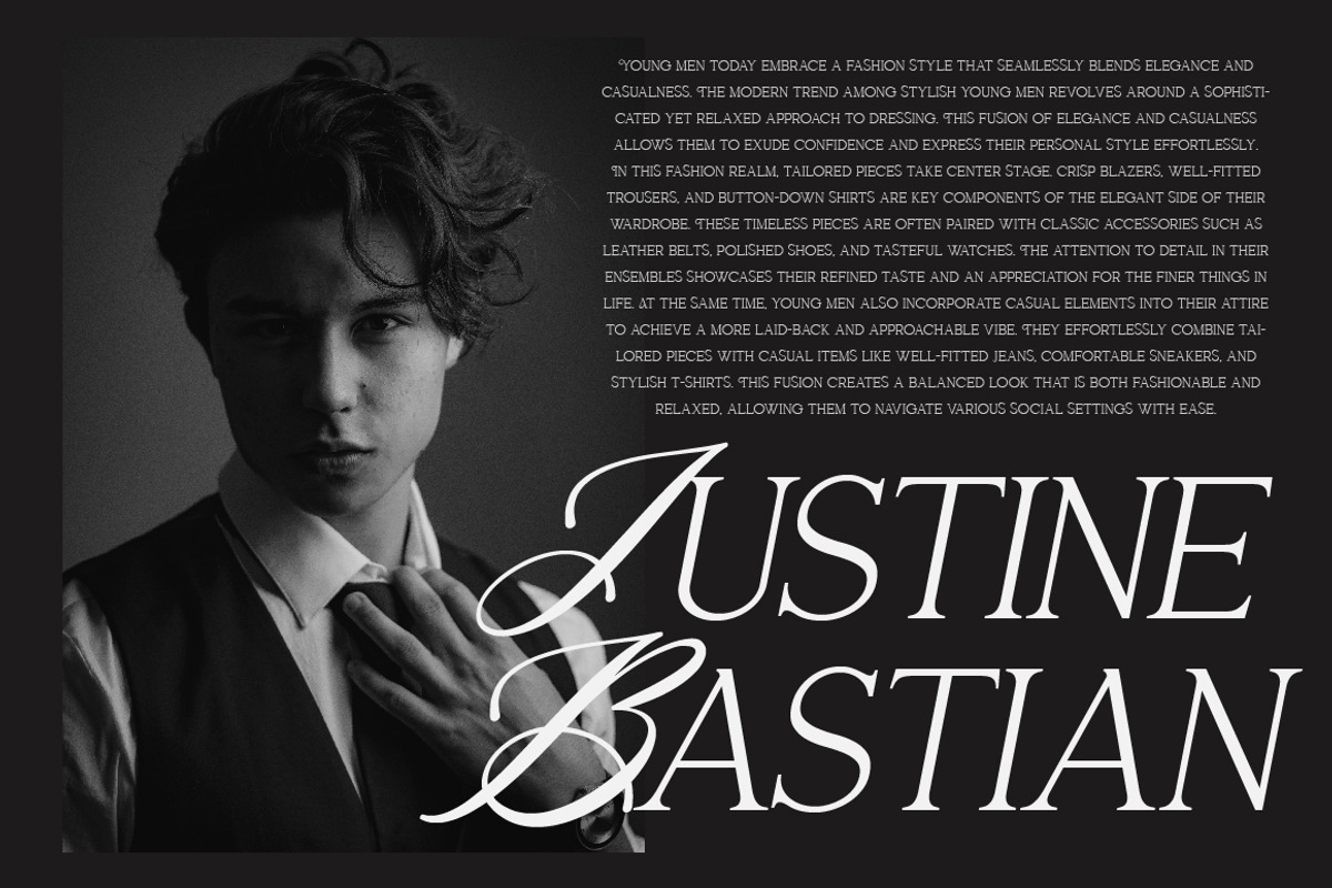 Satreva Nova Serif Font, a Serif Font by Typebae (Photo 3 of 8)