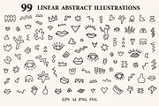 300+ Modern Abstract Bundle, a Graphic by Katrinelly (Thumbnail 5 of 13)
