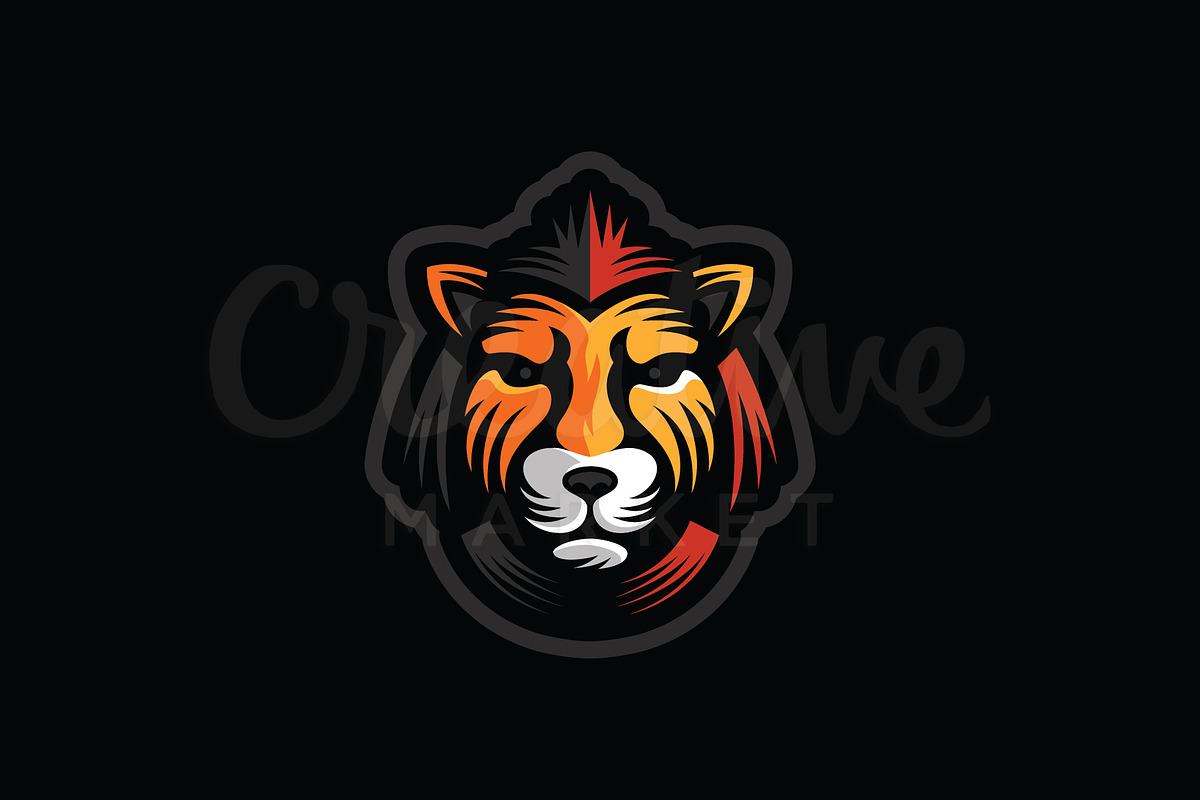 Lion Mascot Logo, a Templates & Theme by nospacestore
