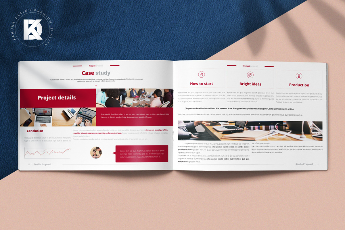 Project Proposal, a Brochure Template by Kahuna Design