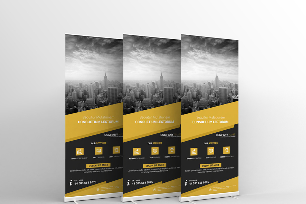 Multipurpose Business Roll-Up Banner, a Flyer Template by Creative Shop (Photo 2 of 4)