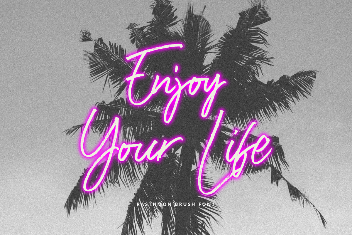 Rasthmon - Brush Font, a Script Font by tebaltipislab (Photo 8 of 13)