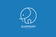 Simple elephant logo, icon symbol, a Branding & Logo Template by Logocreative (Thumbnail 2 of 3)