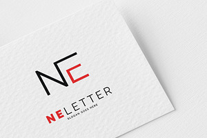 Initial Letter NE Logo Template, a Branding & Logo Template by mesuka