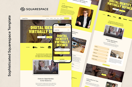 Squarespace Template: Launch Day, a Squarespace Template by Applet Studio