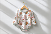 Llama Land Kids Pattern, a Pattern Graphic by PROTEA Watercolor Studio (Thumbnail 3 of 6)