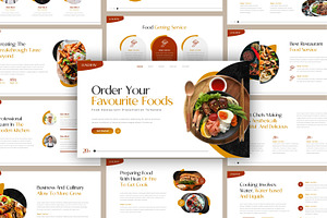 Food Powerpoint, a Presentation Template by Azruca