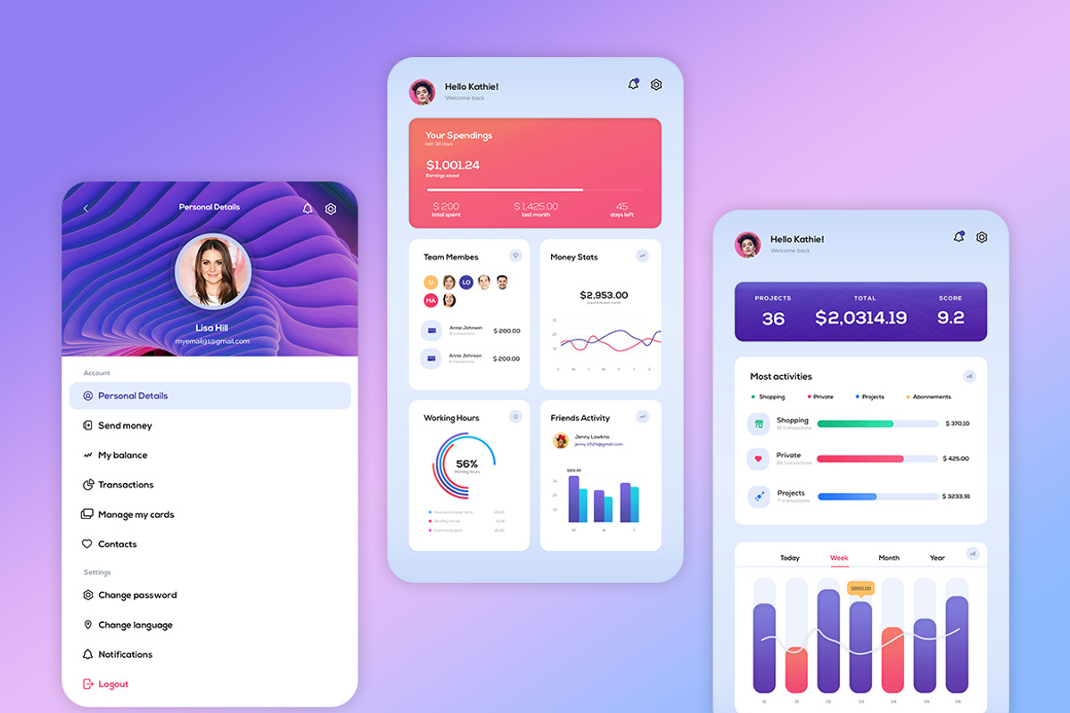 Dynamic Payments UI Kit, a Templates & Theme by KL-Webmedia (Photo 4 of 11)