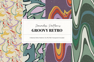 Groovy Retro Abstract Patterns