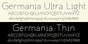 Germania, a Sans Serif Font by Wiescher-Design (Thumbnail 2 of 7)
