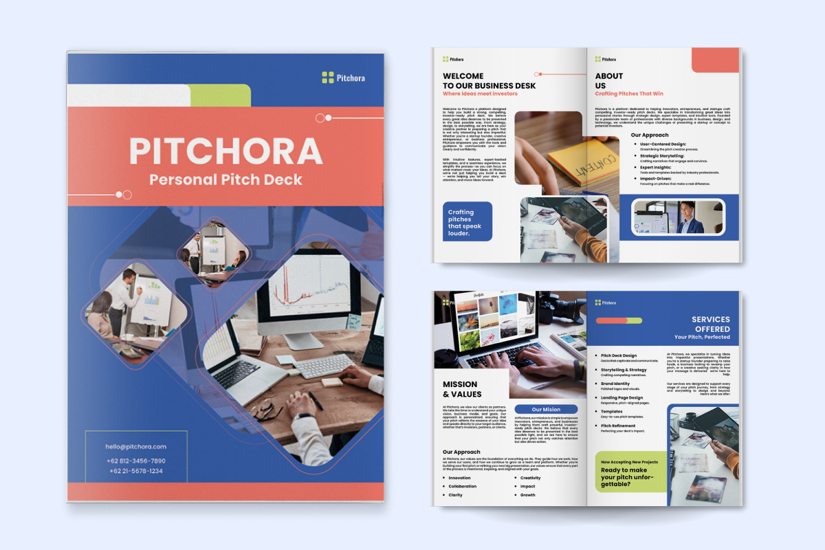 Freelancer & Agency Pitch Brochure, a Brochure Template by twinstd (Photo 4 of 6)