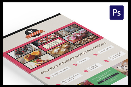 Cake Flyer / Magazine Ad Template