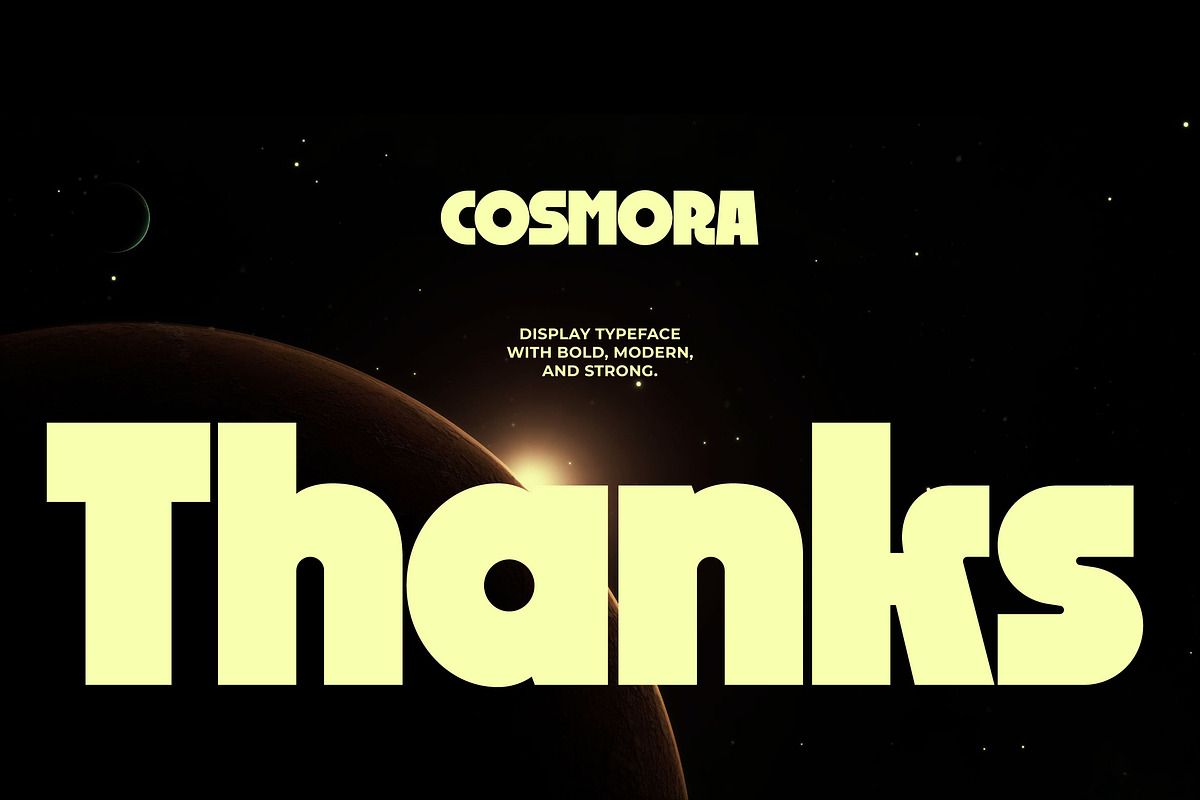 Cosmora - Modern Bold Font, a Sans Serif Font by limitype (Photo 12 of 12)