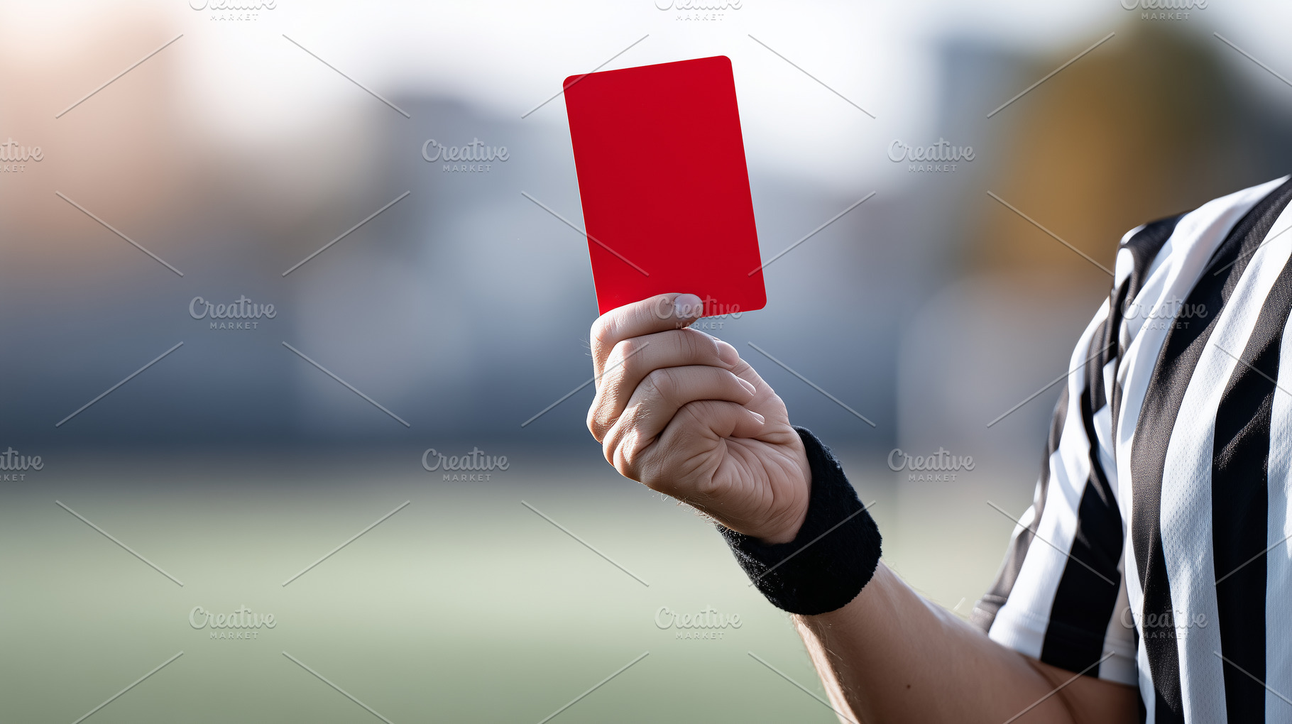 Referee in a black and white striped, a Sports & Recreation Photo by MistyDay