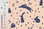 Easter Rabbit Seamless Pattern Set, a Pattern Graphic by Nansirins Studio (Thumbnail 3 of 9)