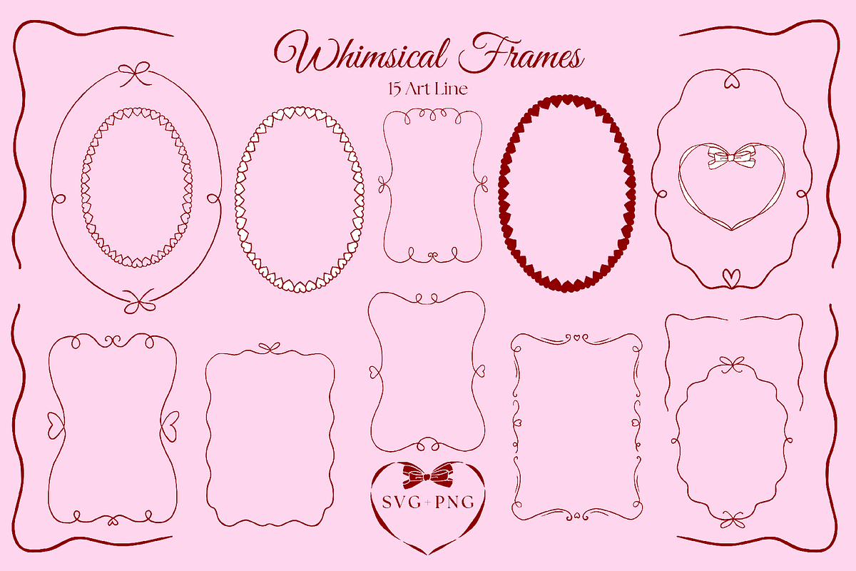 Whimsical Cupid Collection, a Decorative Illustration by InstaDesignPro (Photo 6 of 12)