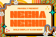 Necha Necho - Retro Bold Sans, a Sans Serif Font by Almeera Std (Thumbnail 1 of 9)