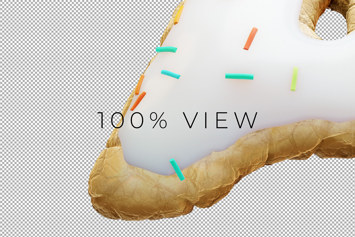 Cookie Text 3D Letters Set, an Object Graphic by Kotulsky Mockups (Photo 6 of 6)