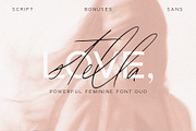 Love, Stella | Feminine Duo, a Sans Serif Font by Jen Wagner Co (Thumbnail 1 of 10)