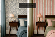 Classic Bedroom Wallpaper Mockup PSD, a Household Mockup by LinnestCreative (Thumbnail 5 of 7)