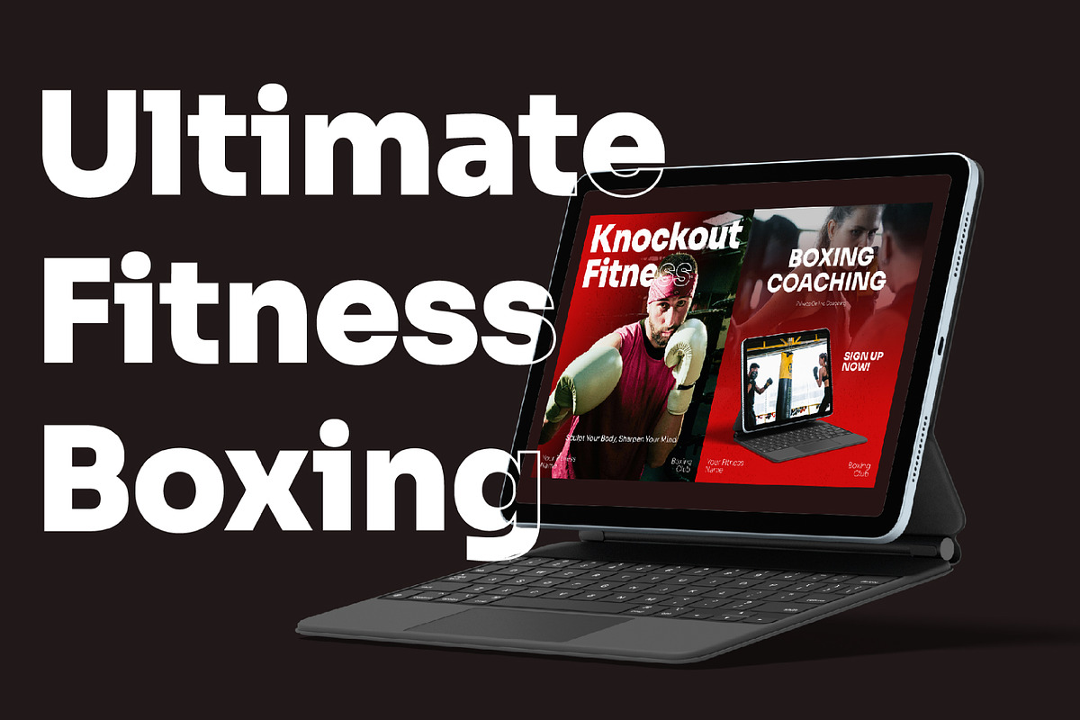 Boxing Social Media Kit Template, a Social Media Template by SecondBrain Store (Photo 6 of 10)